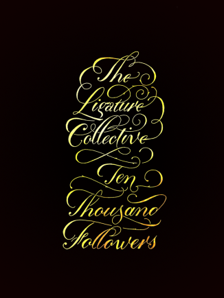 The Ligature Collective Gold on Black