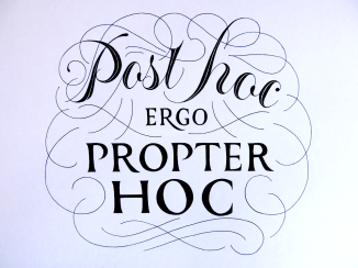 Post Hoc Ergo Propter Hoc