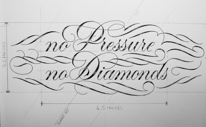 No Pressure No Diamonds Measurements