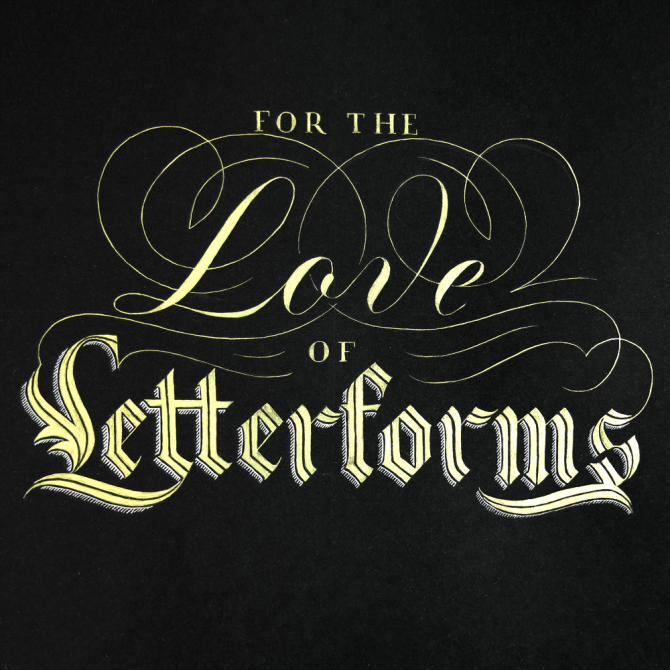 For the Love of Letterforms Gold