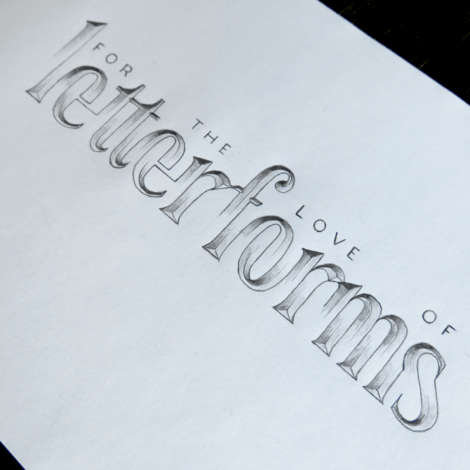 For the Love of Letterforms Illusion