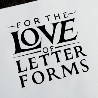 For the Love of Letterforms Simple