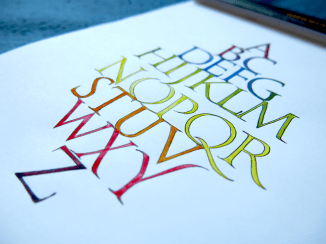 Roman Alphabet Angle